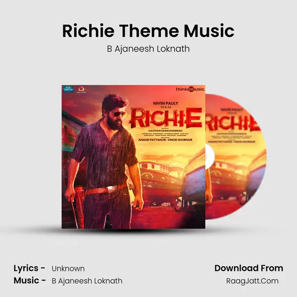 Richie Theme Music MP3 Song by B Ajaneesh Loknath Cover