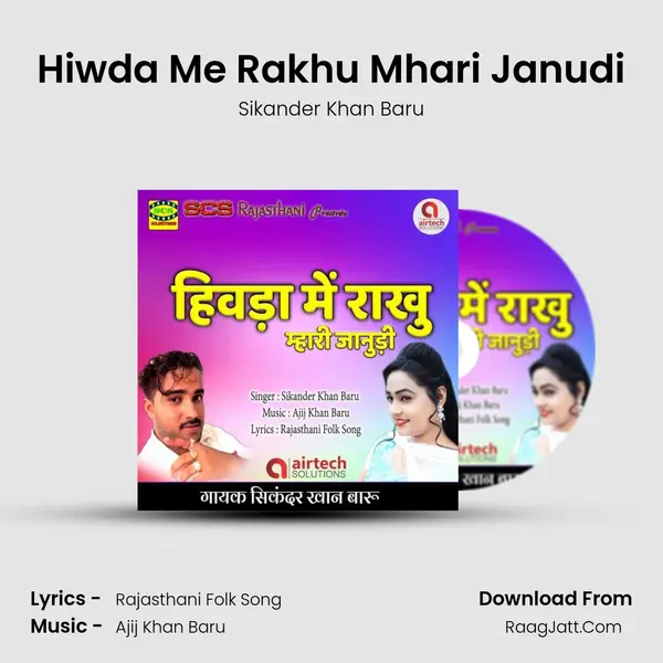 Hiwda Me Rakhu Mhari Janudi MP3 Song by Sikander Khan Baru Cover