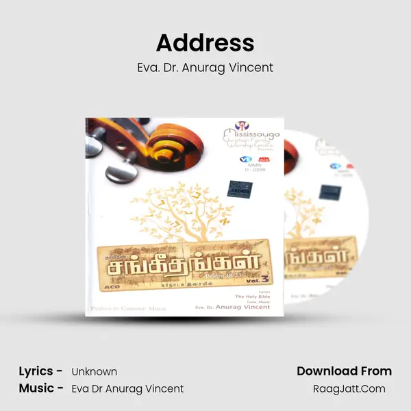 Address MP3 Song by Eva. Dr. Anurag Vincent Cover