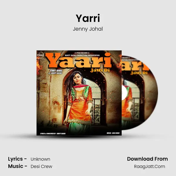 Yarri Jatti Di - Jenny Johal