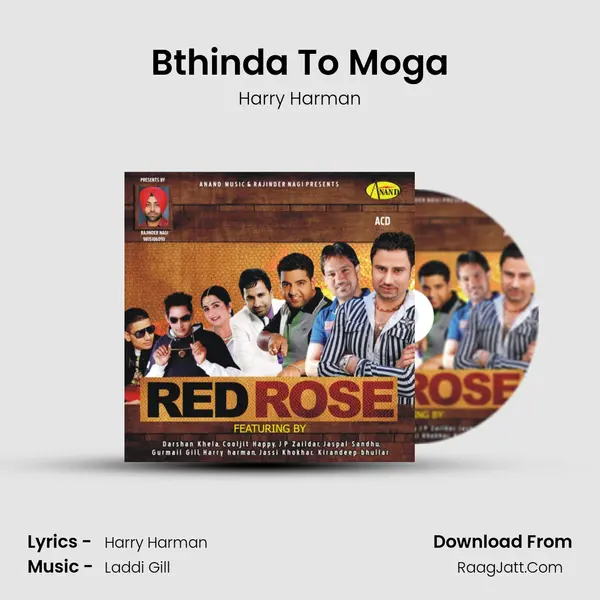 Bthinda To Moga MP3 Song by Harry Harman Cover