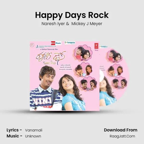 Happy Days Rock MP3 Song by Naresh Iyer Cover