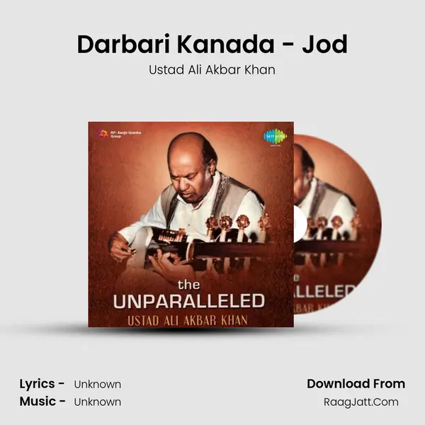 Darbari Kanada - Jod MP3 Song by Ustad Ali Akbar Khan Cover