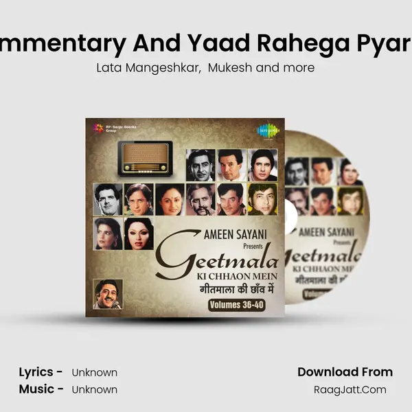 Commentary And Yaad Rahega Pyar Ka MP3 Song by Lata Mangeshkar Cover