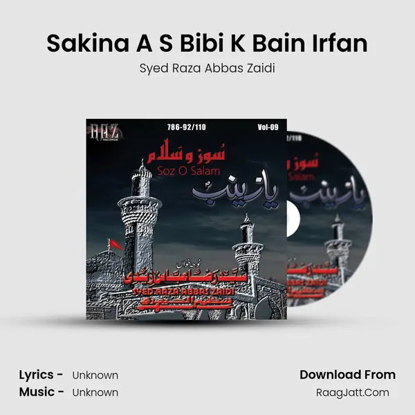 Sakina A S Bibi K Bain Irfan MP3 Song by Syed Raza Abbas Zaidi Cover