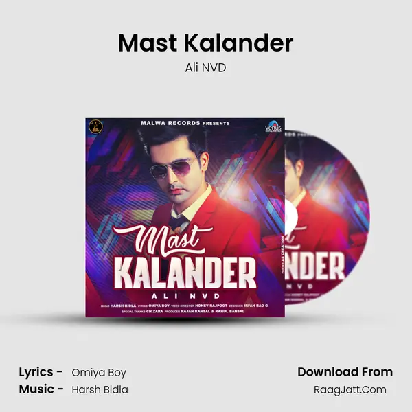 Mast Kalander MP3 Song by Ali NVD Cover
