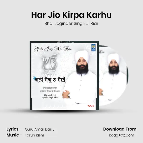 Har Jio Kirpa Karhu MP3 Song by Bhai Joginder Singh Ji Riar Cover