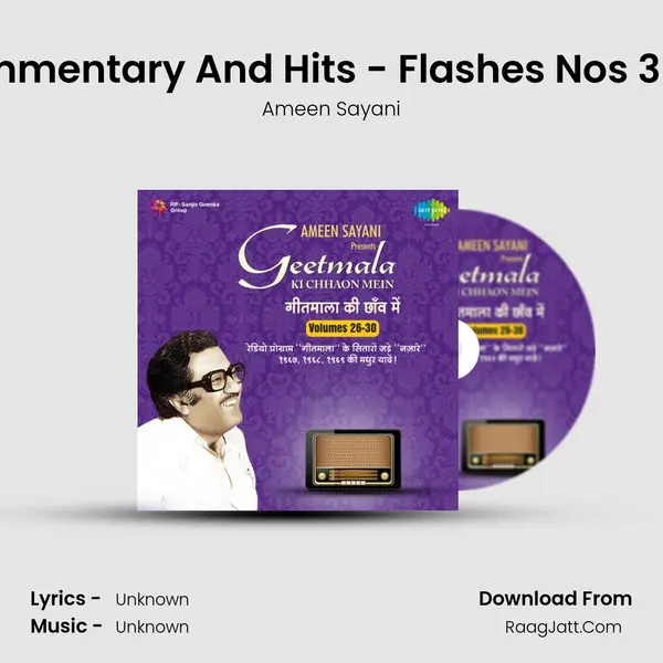 Commentary And Hits - Flashes Nos 3 To 1 MP3 Song by Ameen Sayani Cover