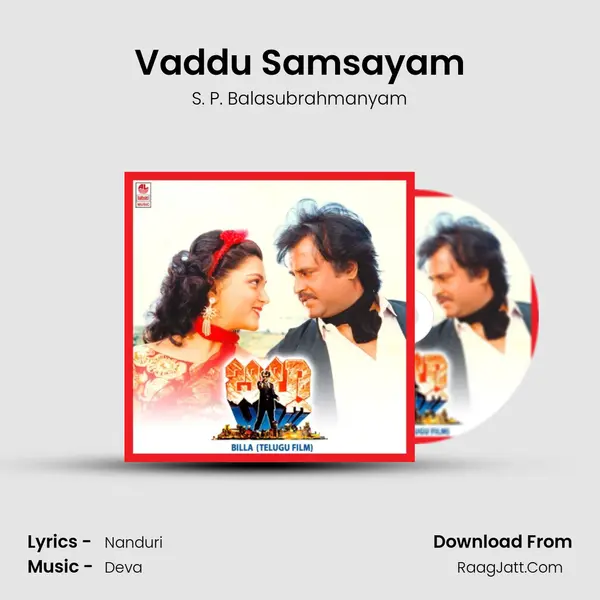 Vaddu Samsayam MP3 Song by S. P. Balasubrahmanyam Cover