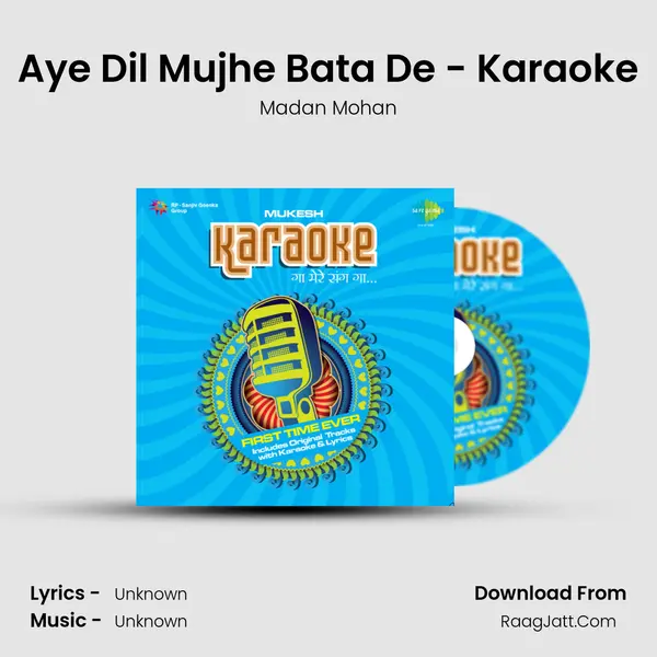 Aye Dil Mujhe Bata De - Karaoke Cover