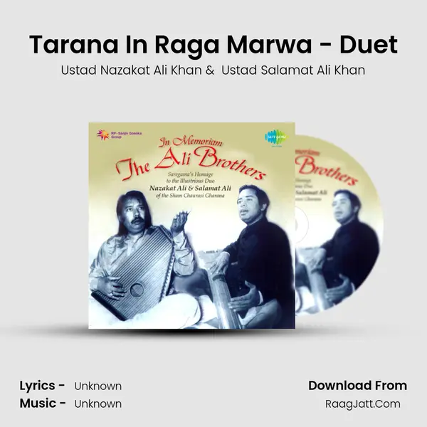 Tarana In Raga Marwa - Duet Cover