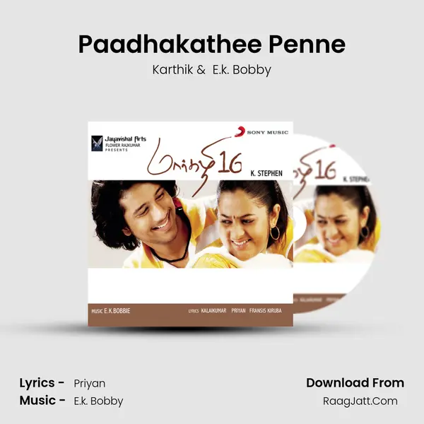 Paadhakathee Penne MP3 Song by Karthik Cover