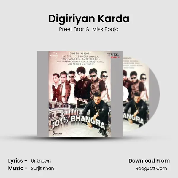 Digiriyan Karda MP3 Song by Preet Brar Cover
