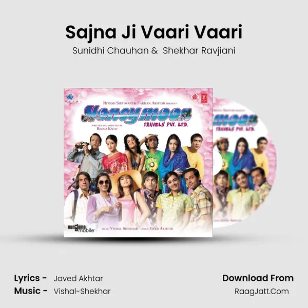 Sajna Ji Vaari Vaari MP3 Song by Sunidhi Chauhan Cover