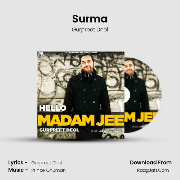Surma MP3 Song by Gurpreet Deol Cover