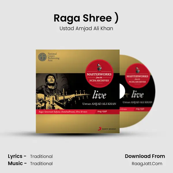 Raga Shree (Alap, Jor & Jhala (Live)) MP3 Song by Ustad Amjad Ali Khan Cover