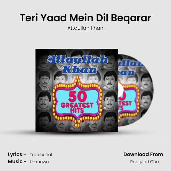 Teri Yaad Mein Dil Beqarar MP3 Song by Attaullah Khan Cover