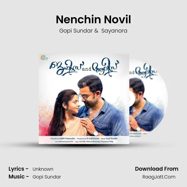 Nenchin Novil MP3 Song by Gopi Sundar Cover
