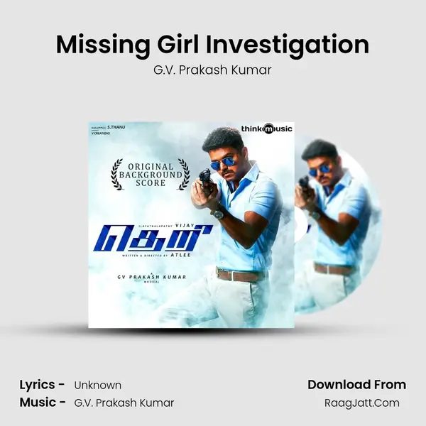 Missing Girl Investigation MP3 Song by G.V. Prakash Kumar Cover