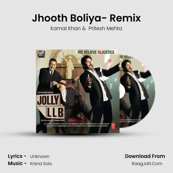 Jhooth Boliya- Remix MP3 Song by Kamal Khan Cover