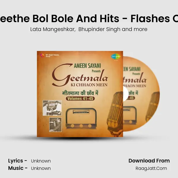 Commentary And Meethe Bol Bole And Hits - Flashes Of 1977 - Nos 12 And 9 MP3 Song by Lata Mangeshkar Cover