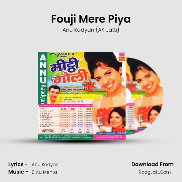 Fouji Mere Piya MP3 Song by Anu Kadyan (AK Jatti) Cover