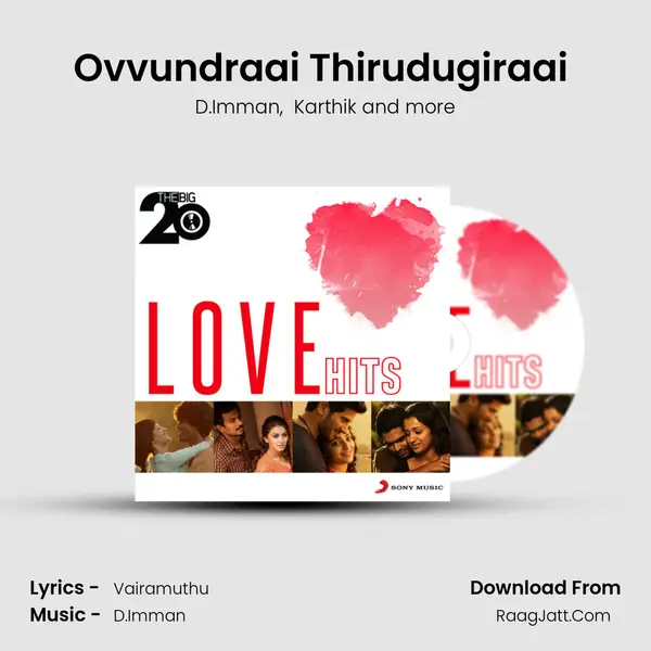 Ovvundraai Thirudugiraai (From "Jeeva") Cover