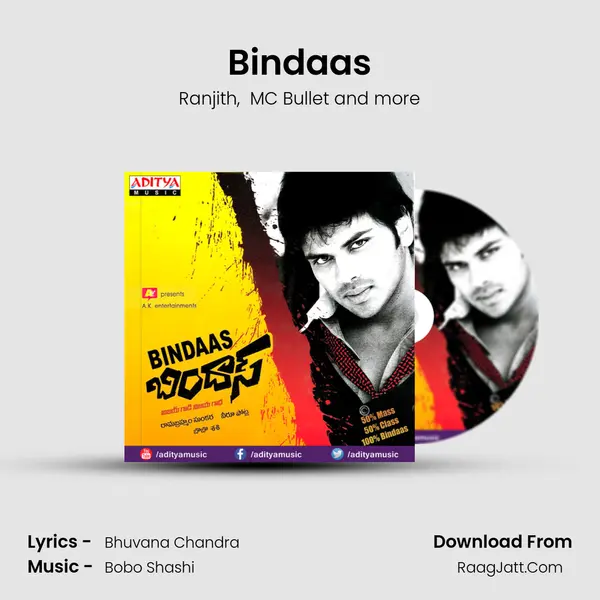 Bindaas MP3 Song by Ranjith Cover