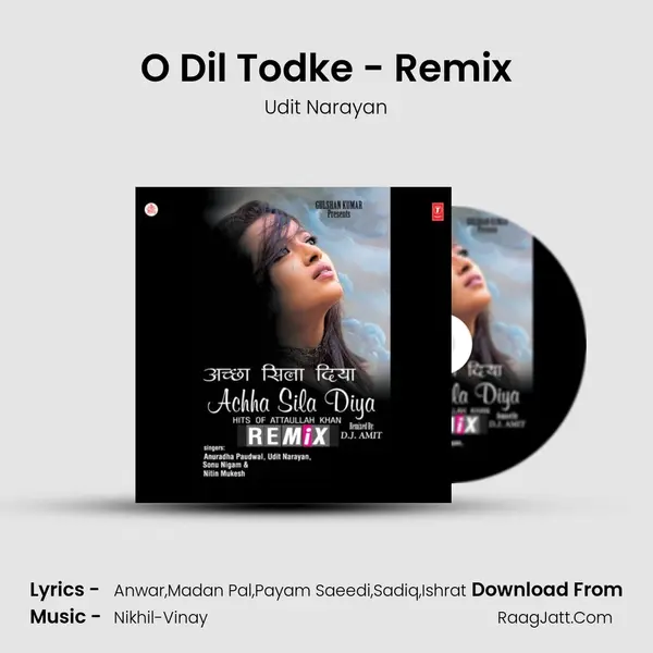 O Dil Todke - Remix MP3 Song by Udit Narayan Cover
