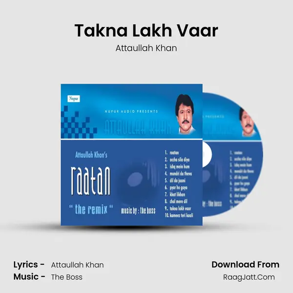 Takna Lakh Vaar MP3 Song by Attaullah Khan Cover