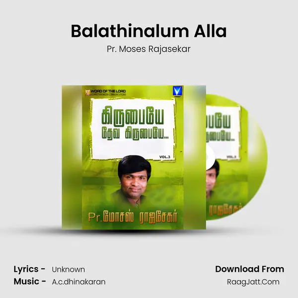 Balathinalum Alla MP3 Song by Pr. Moses Rajasekar Cover
