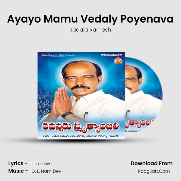Ayayo Mamu Vedaly Poyenava MP3 Song by Jadala Ramesh Cover