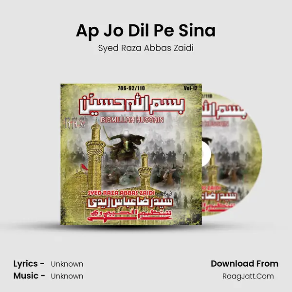 Ap Jo Dil Pe Sina MP3 Song by Syed Raza Abbas Zaidi Cover