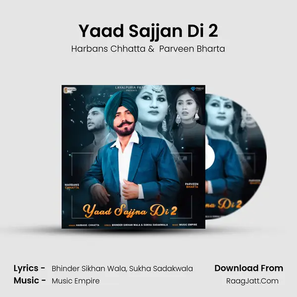 Yaad Sajjan Di 2 MP3 Song by Harbans Chhatta Cover