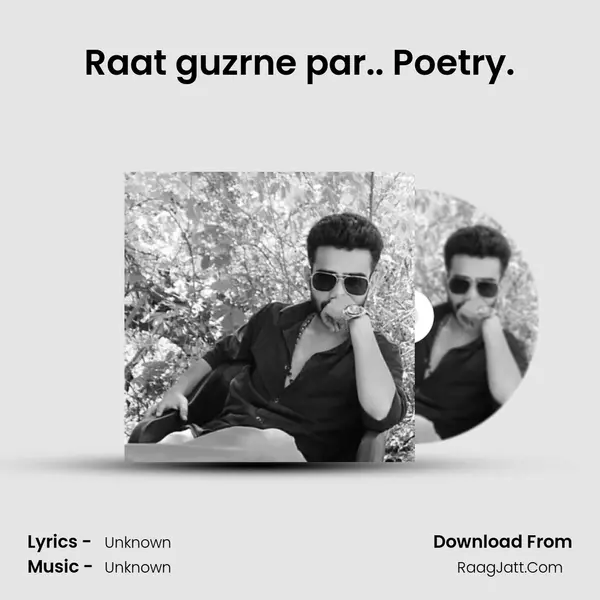 Raat guzrne par.. Poetry. Cover