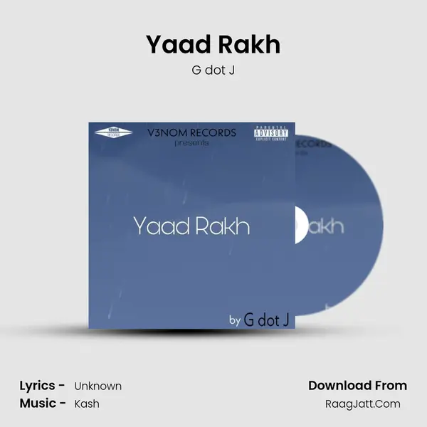 Yaad Rakh MP3 Song by G dot J Cover