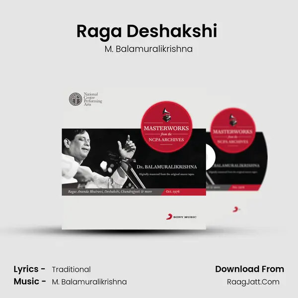 Raga Deshakshi (Simhaachalamuna Velasina Narasimha) MP3 Song by M. Balamuralikrishna Cover