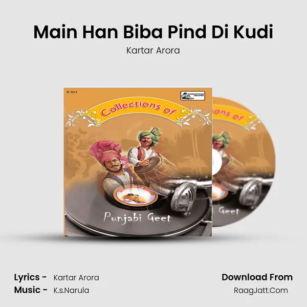 Main Han Biba Pind Di Kudi MP3 Song by Kartar Arora Cover