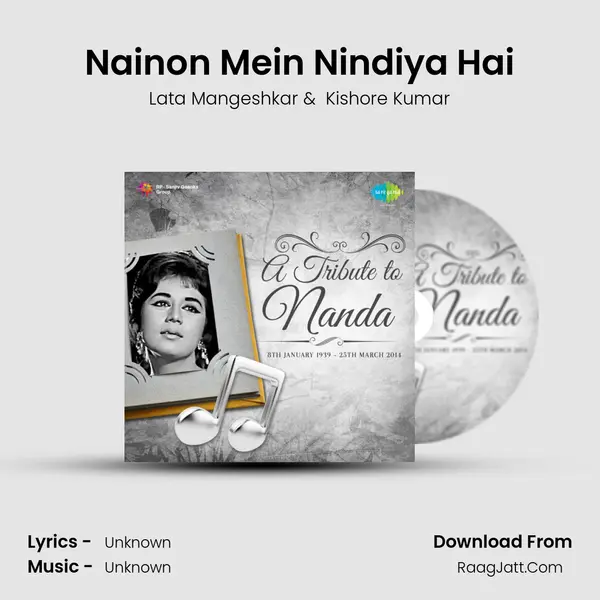 Nainon Mein Nindiya Hai MP3 Song by Lata Mangeshkar Cover