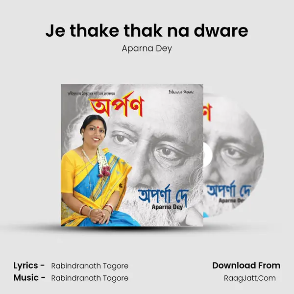 Je thake thak na dware MP3 Song by Aparna Dey Cover