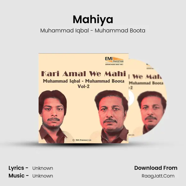 Mahiya MP3 Song by Muhammad Iqbal - Muhammad Boota Cover