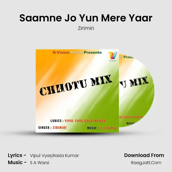 Saamne Jo Yun Mere Yaar MP3 Song by Zirimiri Cover