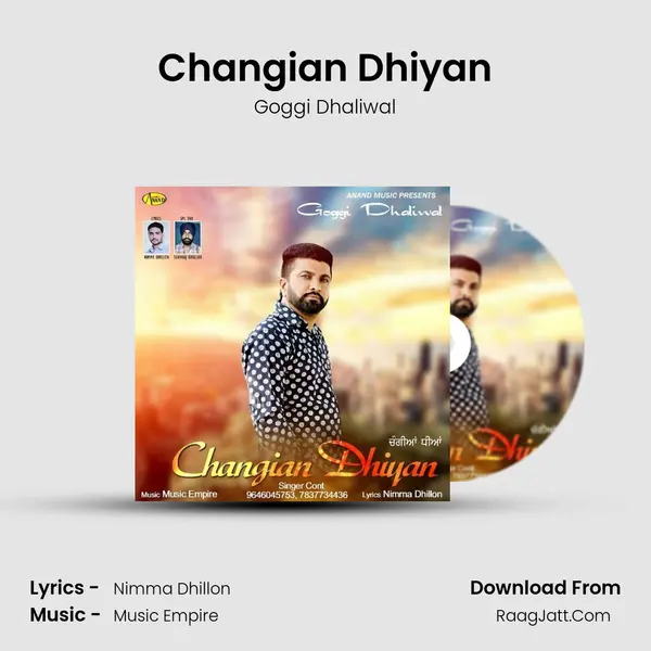 Changian Dhiyan MP3 Song by Goggi Dhaliwal Cover