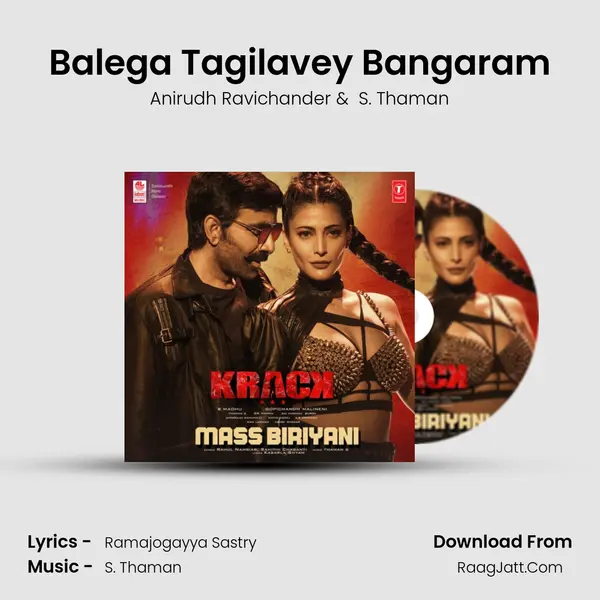 Balega Tagilavey Bangaram MP3 Song by Anirudh Ravichander Cover