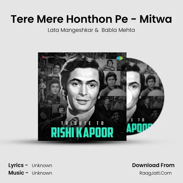 Tere Mere Honthon Pe - Mitwa Cover
