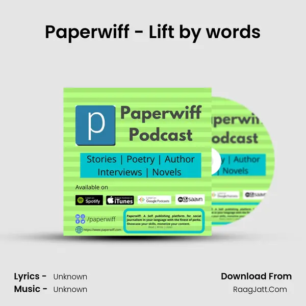Paperwiff - Lift by words MP3 Song by  Cover