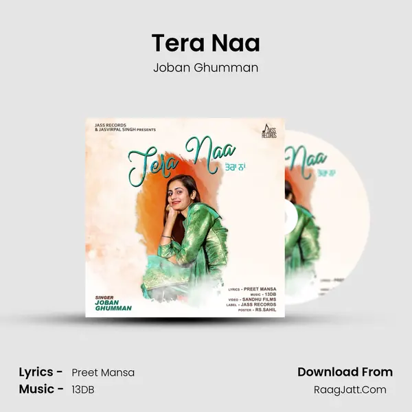 Tera Naa MP3 Song by Joban Ghumman Cover