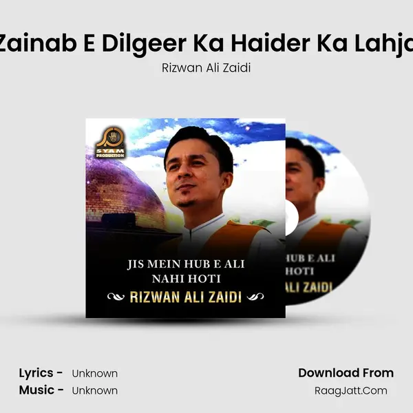 Zainab E Dilgeer Ka Haider Ka Lahja mp3 song