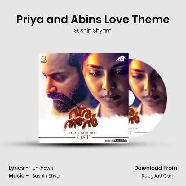 Priya and Abin's Love Theme MP3 Song by Sushin Shyam Cover