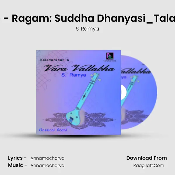 Vinaro - Ragam: Suddha Dhanyasi_Talam: Adi MP3 Song by S. Ramya Cover